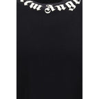 Black Cotton Logo Crewneck T-Shirt