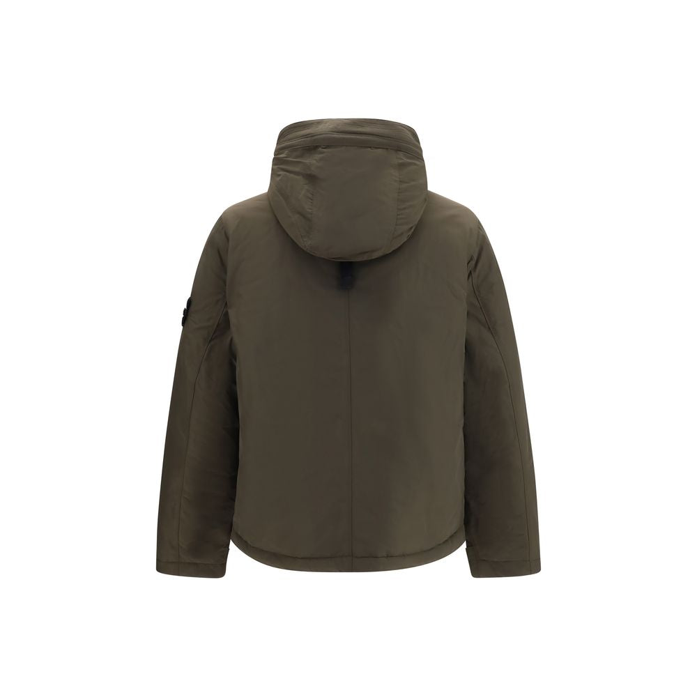 Matte Polyester Micro‑Twill Bicolor Jacket