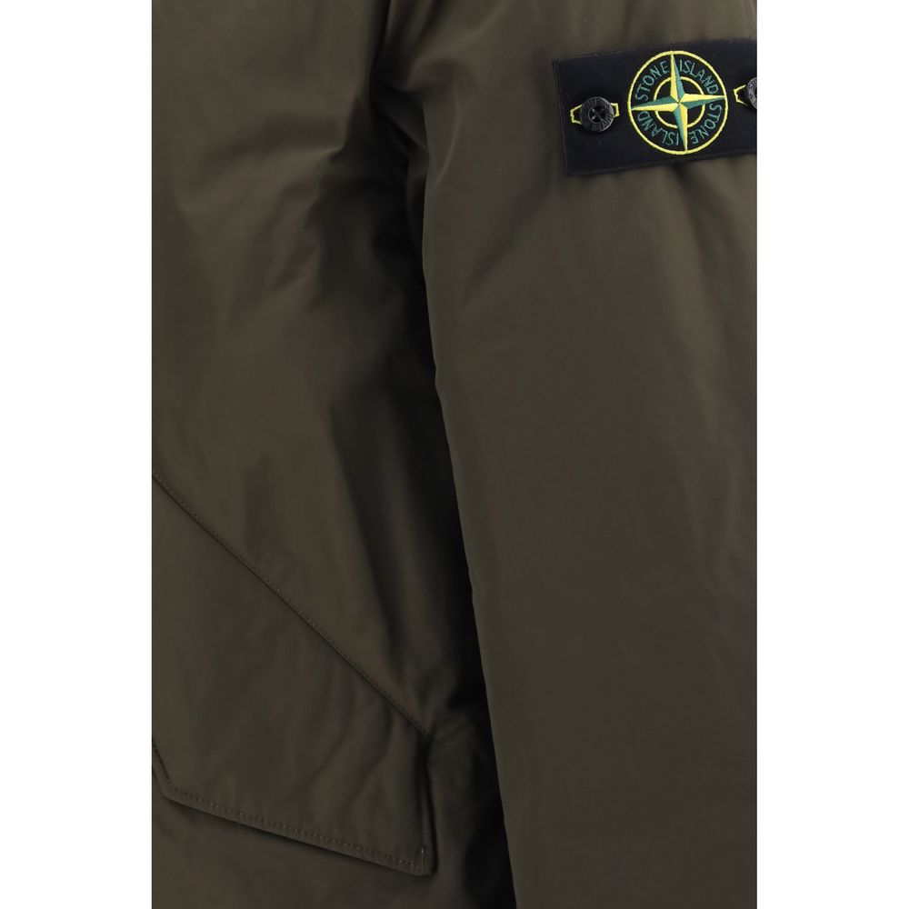 Matte Polyester Micro‑Twill Bicolor Jacket