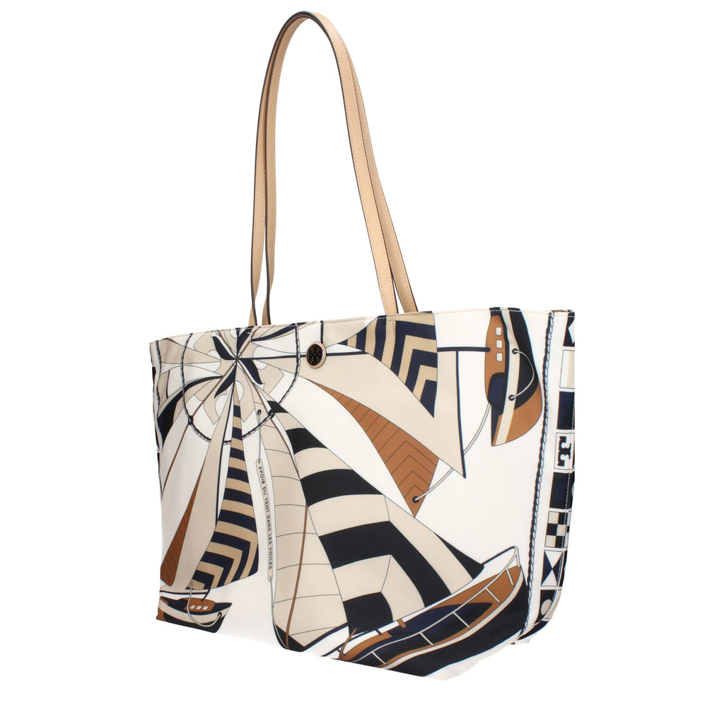 Beige Fabric Crossbody
