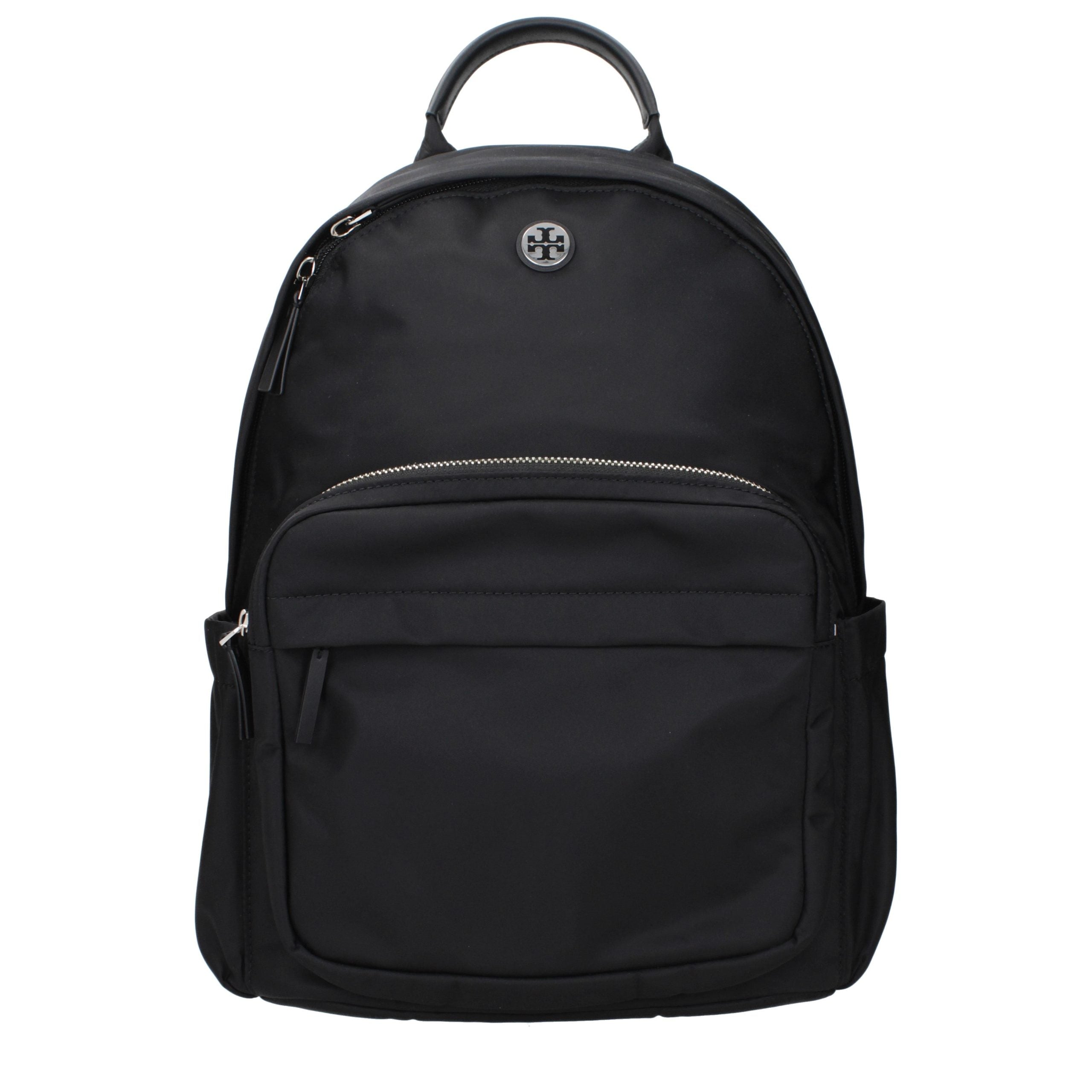 Black Nylon Backpack