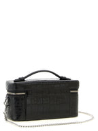 Black Lamb Leather Charlie Crossbody Bag