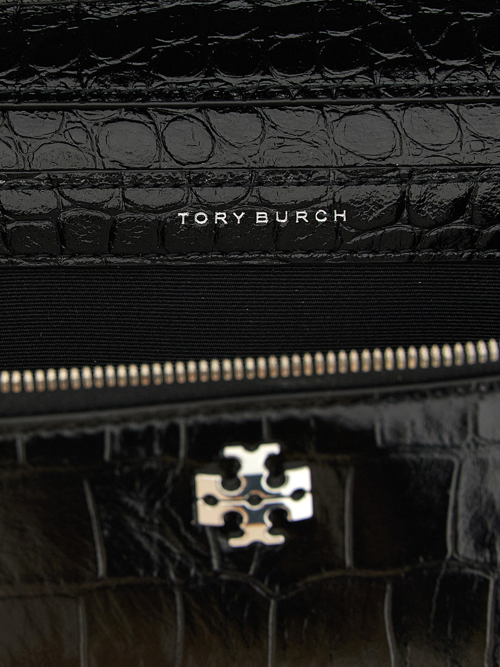 Black Lamb Leather Charlie Crossbody Bag