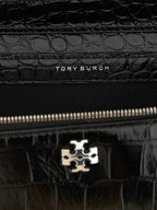 Black Lamb Leather Charlie Crossbody Bag