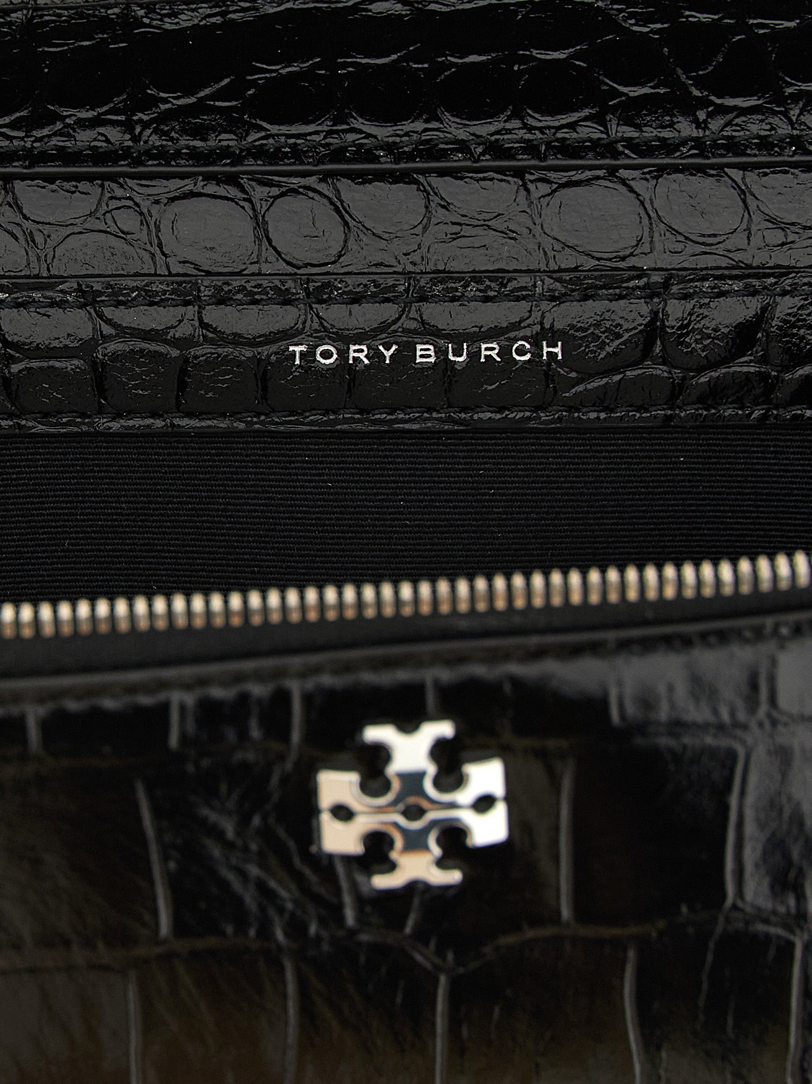Black Lamb Leather Charlie Crossbody Bag