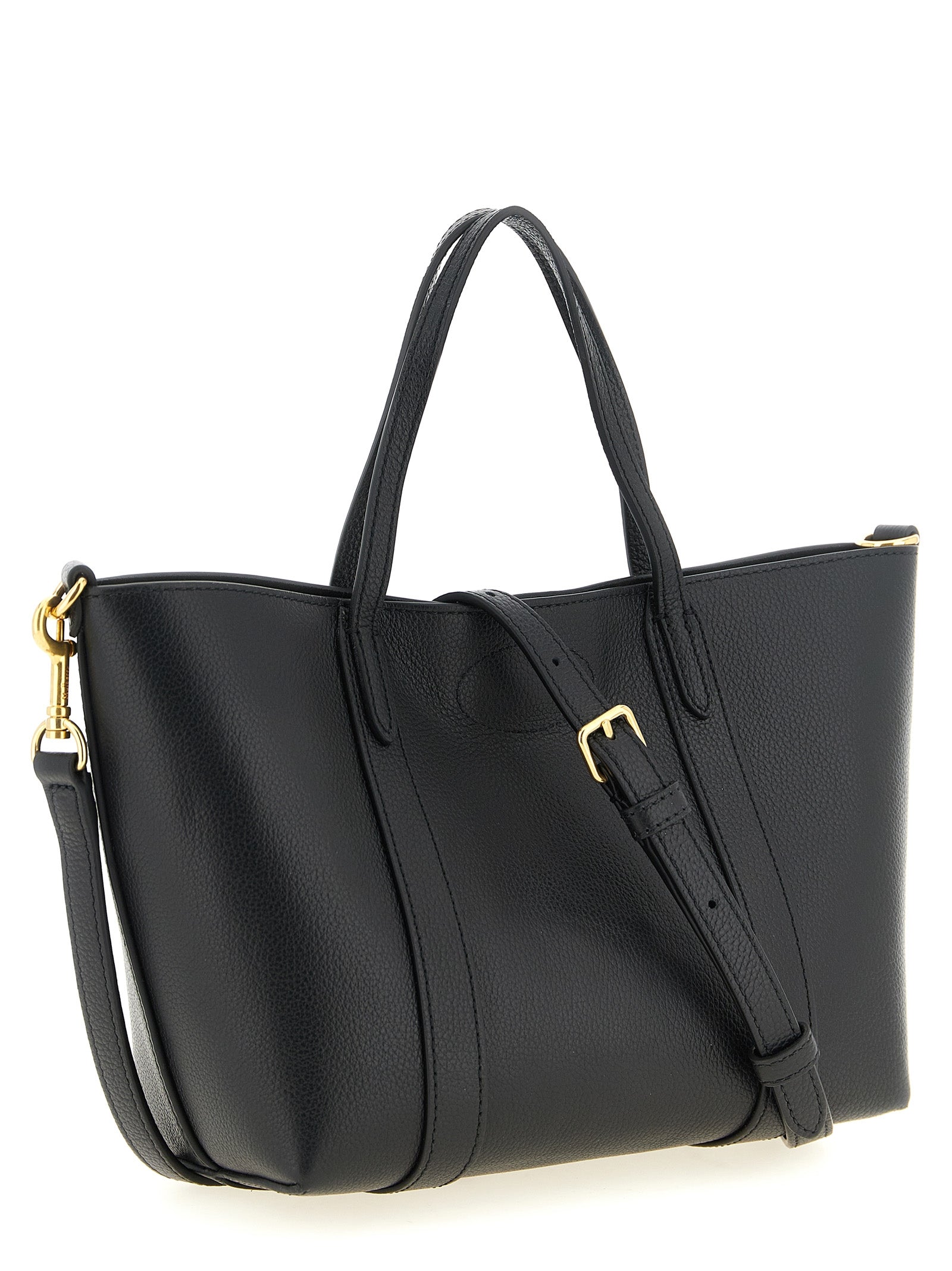 Mini Bayswater Black Calfskin Tote