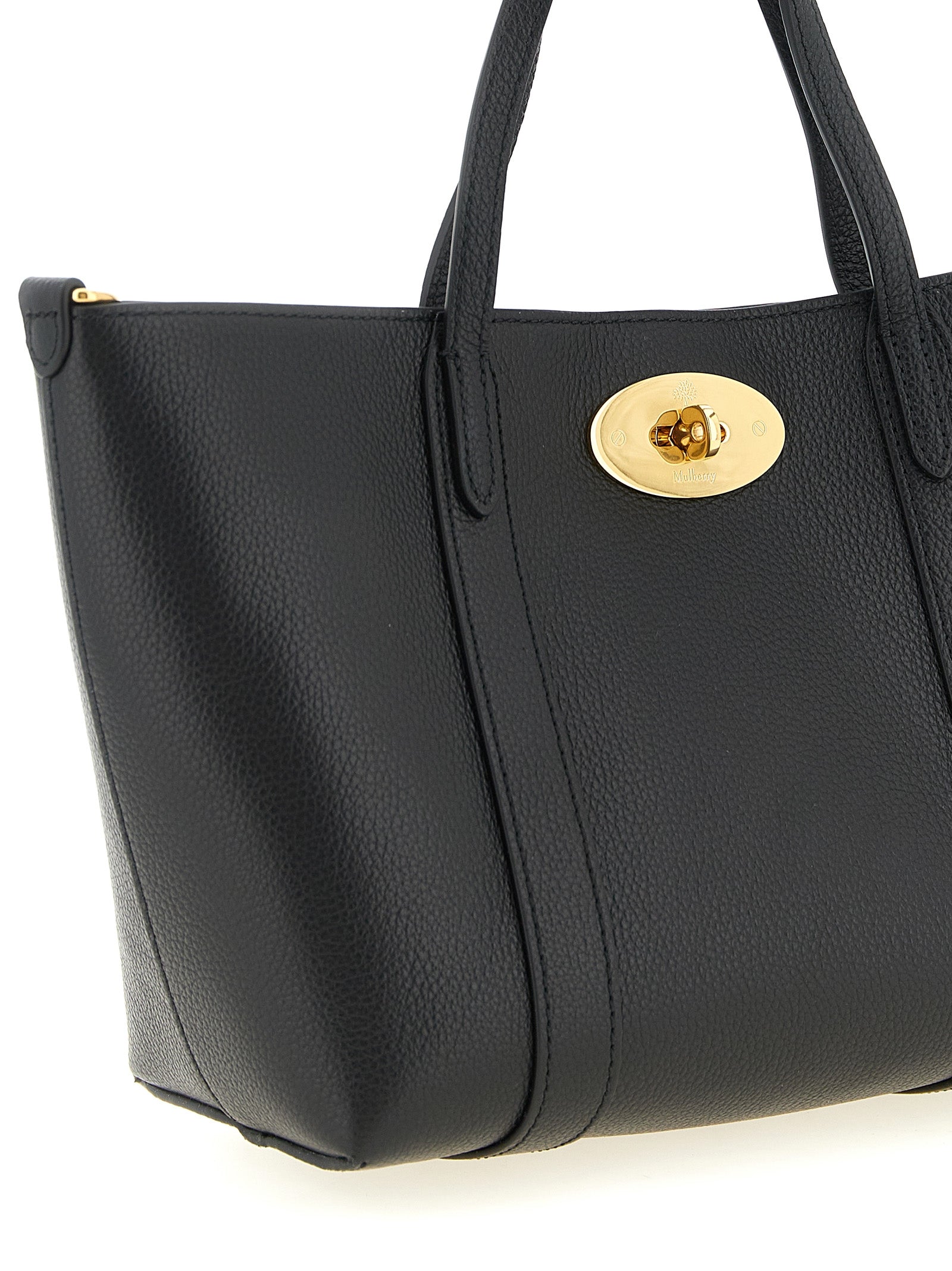 Mini Bayswater Black Calfskin Tote