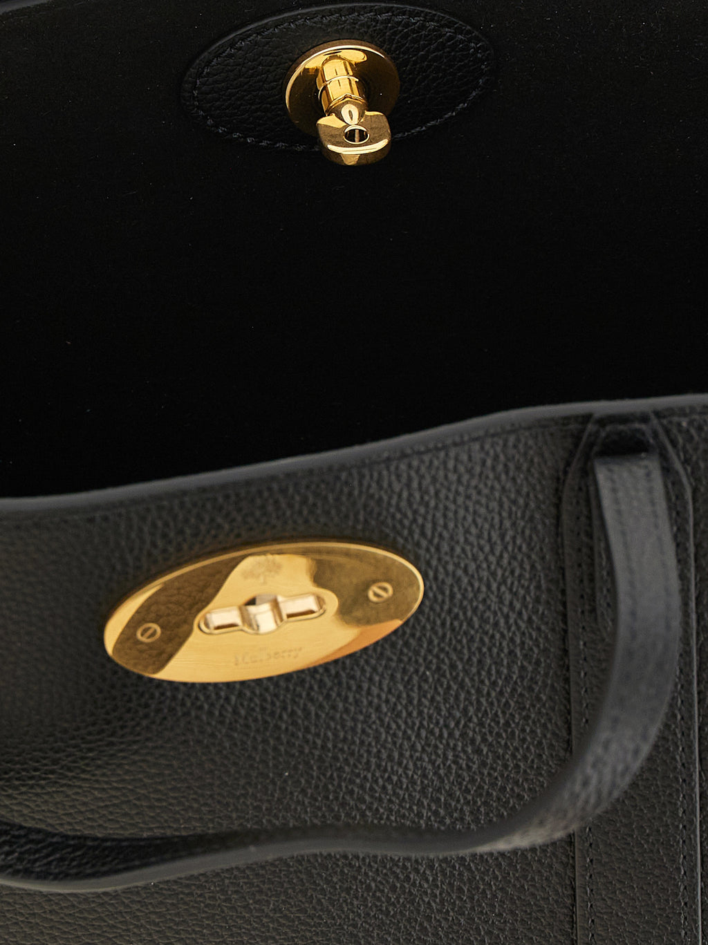 Mini Bayswater Black Calfskin Tote