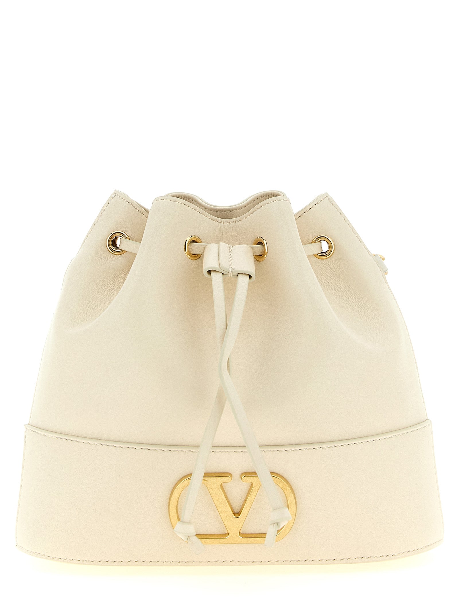 Mini Lamb Leather Bucket Bag