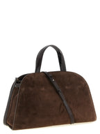 Brown Bovine Leather Romy Trunk Bag