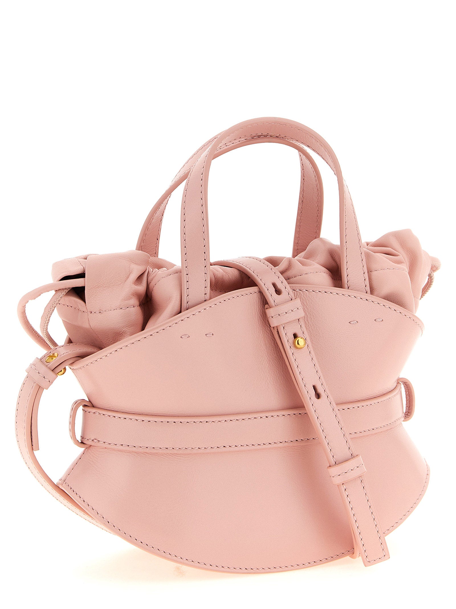Mini Calfskin Shuffle Handbag