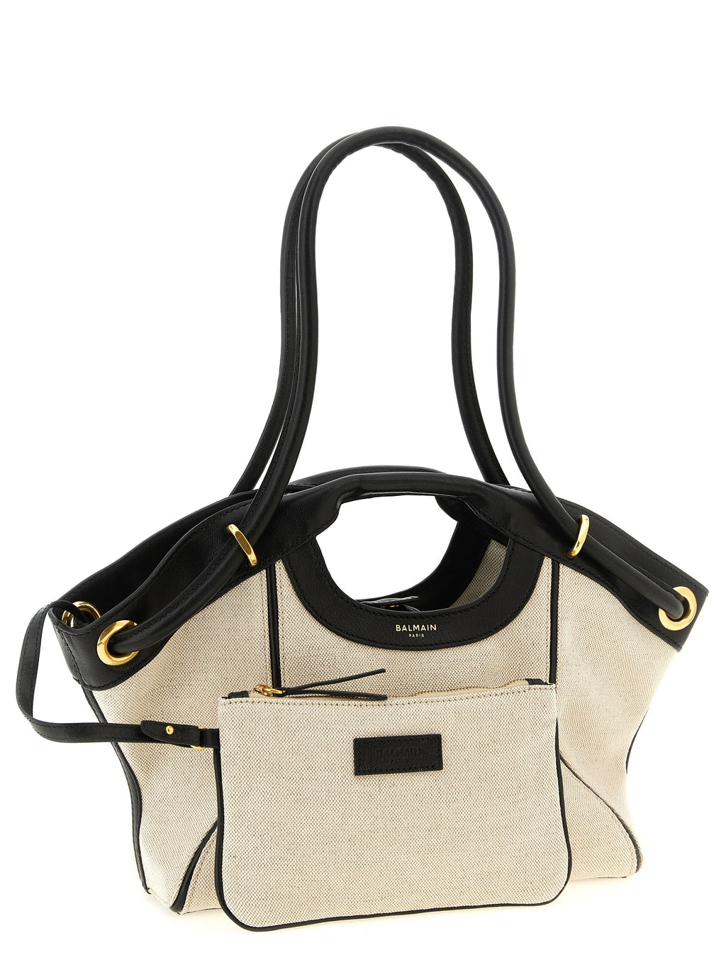 Bicolor Cotton Media Tote
