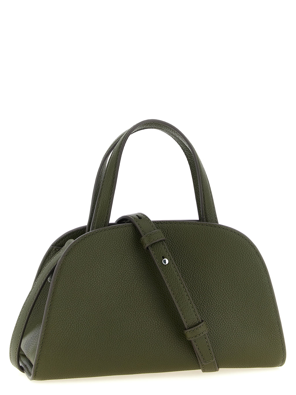Small Hammered Brown Cow Leather Romy Trunk Bag