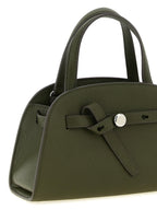 Small Hammered Brown Cow Leather Romy Trunk Bag