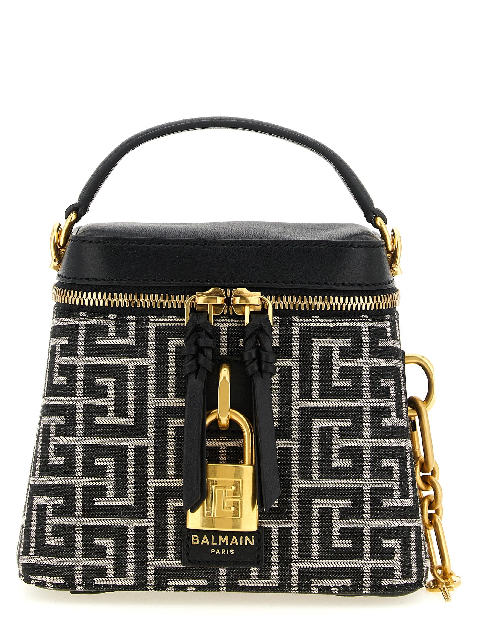 Polyester Jacquard Pulse Vanity Handbag