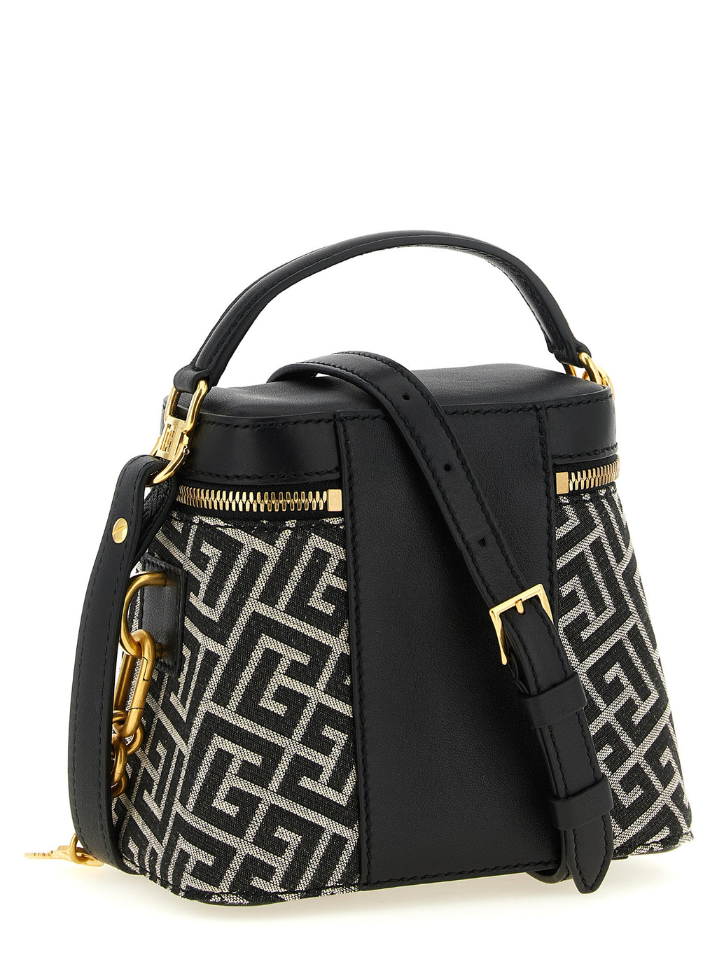 Polyester Jacquard Pulse Vanity Handbag