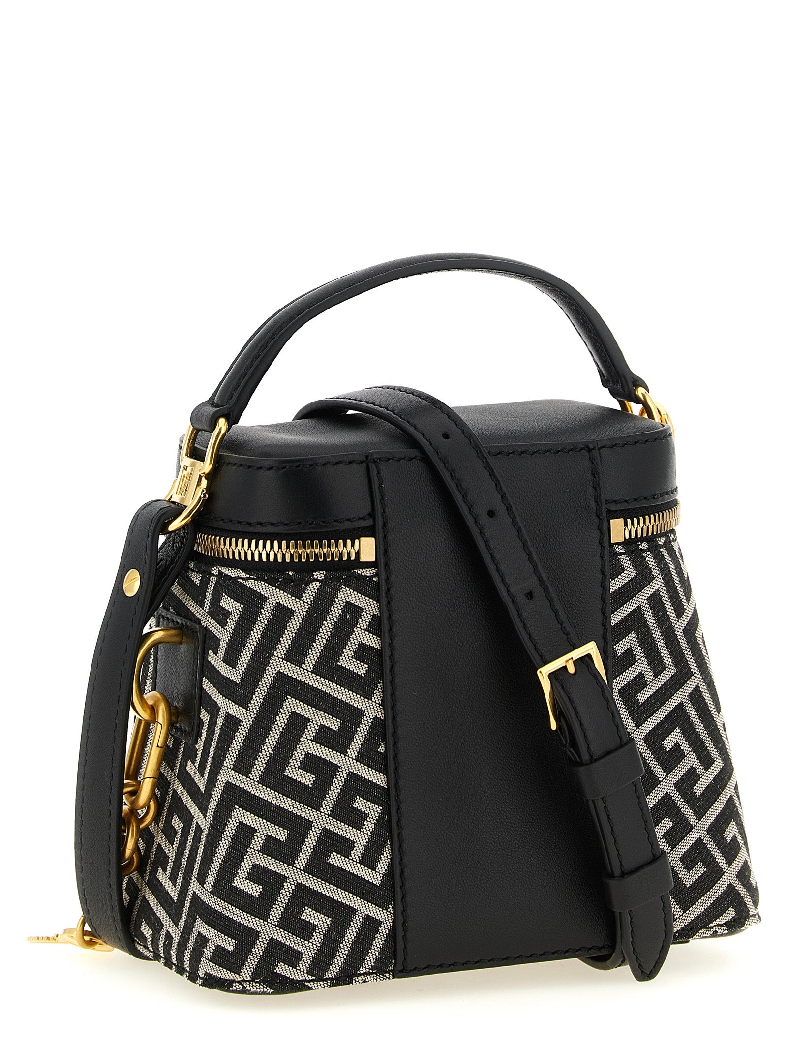 Polyester Jacquard Pulse Vanity Handbag