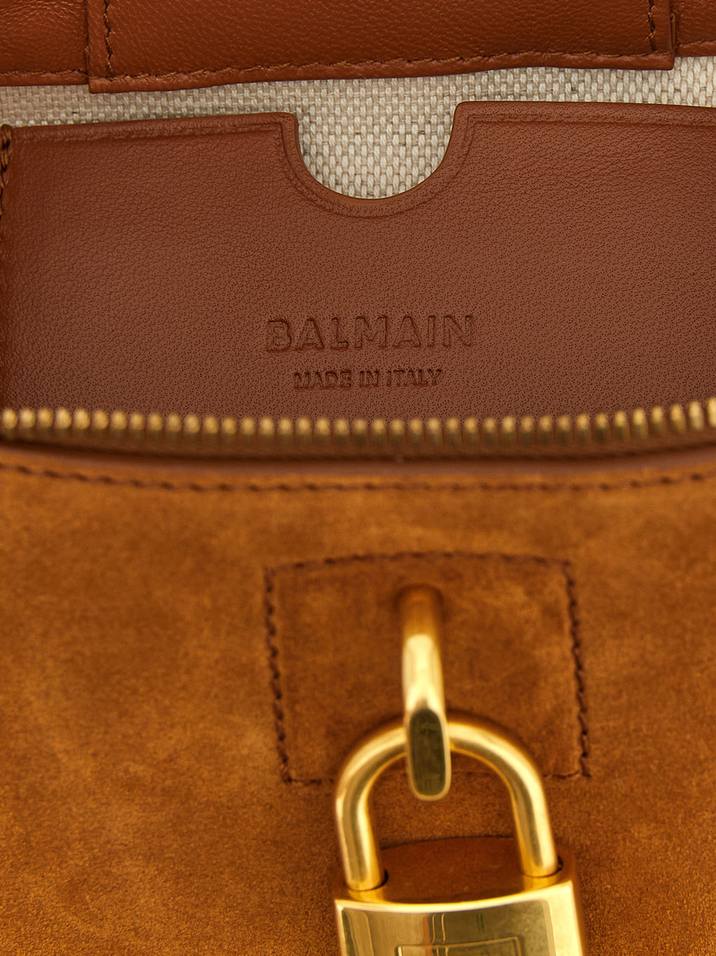 Brown Calfskin Pulse Vanity Handbag