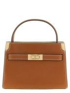 Petite Brown Cowhide Lee Radziwill Double Bag