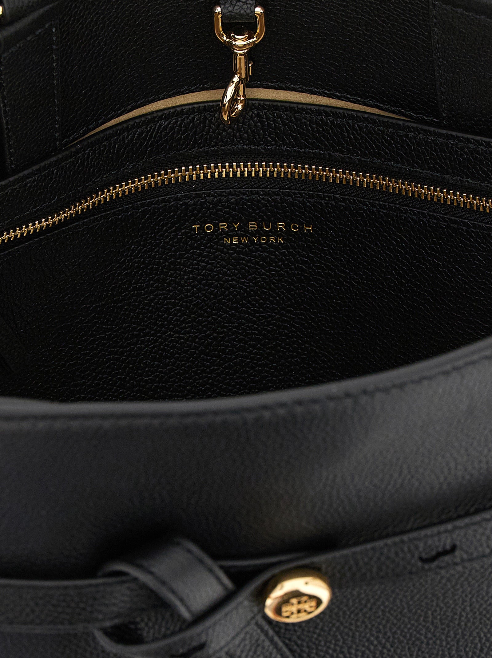 Black Hammered Cowhide Romy Trunk Bag