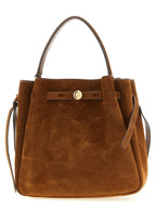 Caramel Suede Romy Bucket Bag
