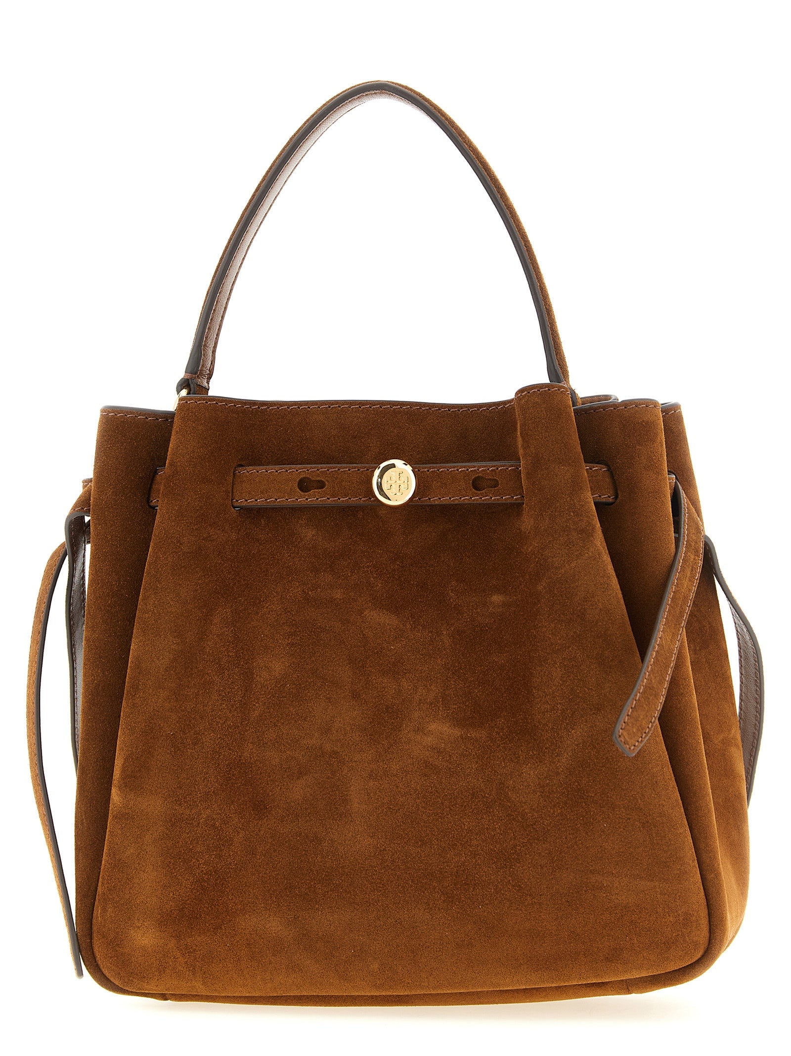 Caramel Suede Romy Bucket Bag