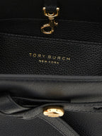 Small Bauletto Black Hammered Cowhide Crossbody