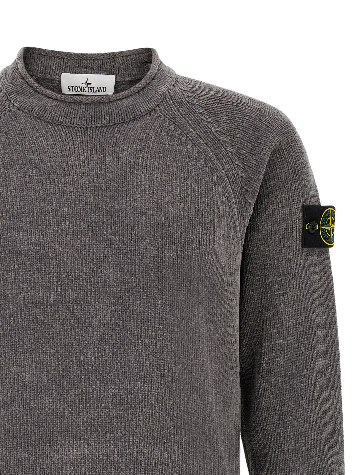Fine Mouliné Cotton Chenille Cardigan