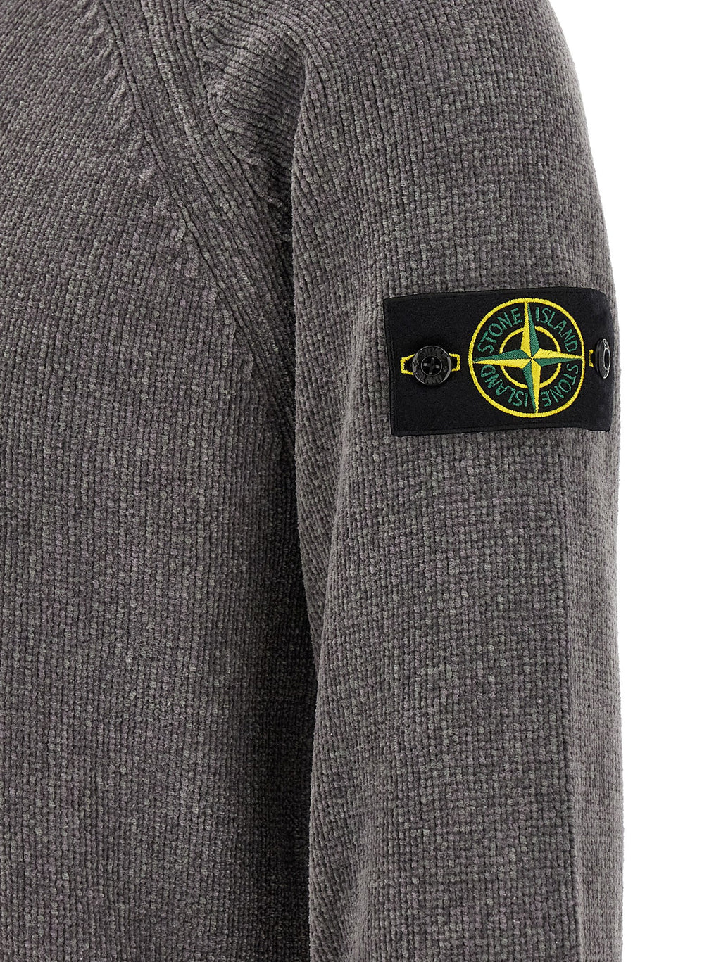Fine Mouliné Cotton Chenille Cardigan