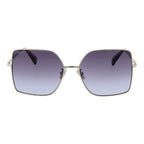 Silver Metal Sunglasses