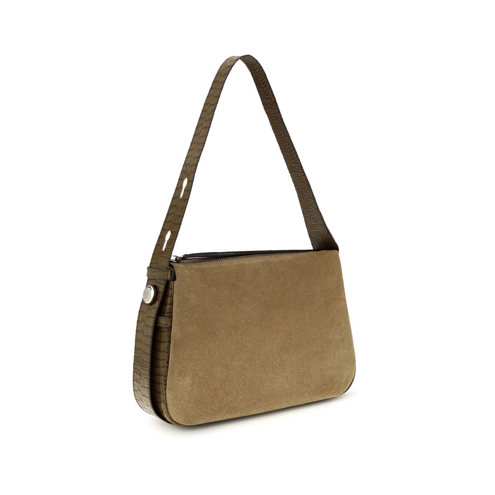 Suede Romy Shoulder Bag
