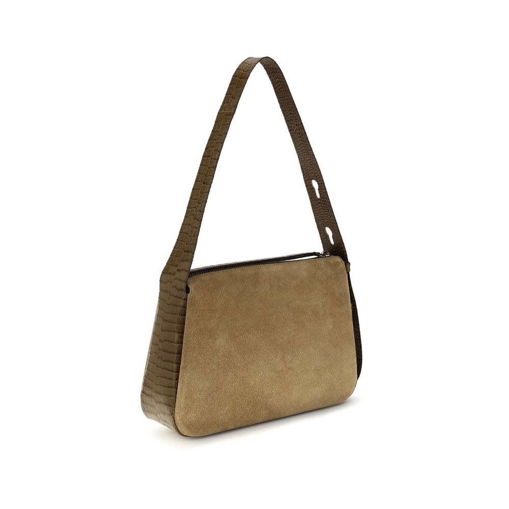 Suede Romy Shoulder Bag
