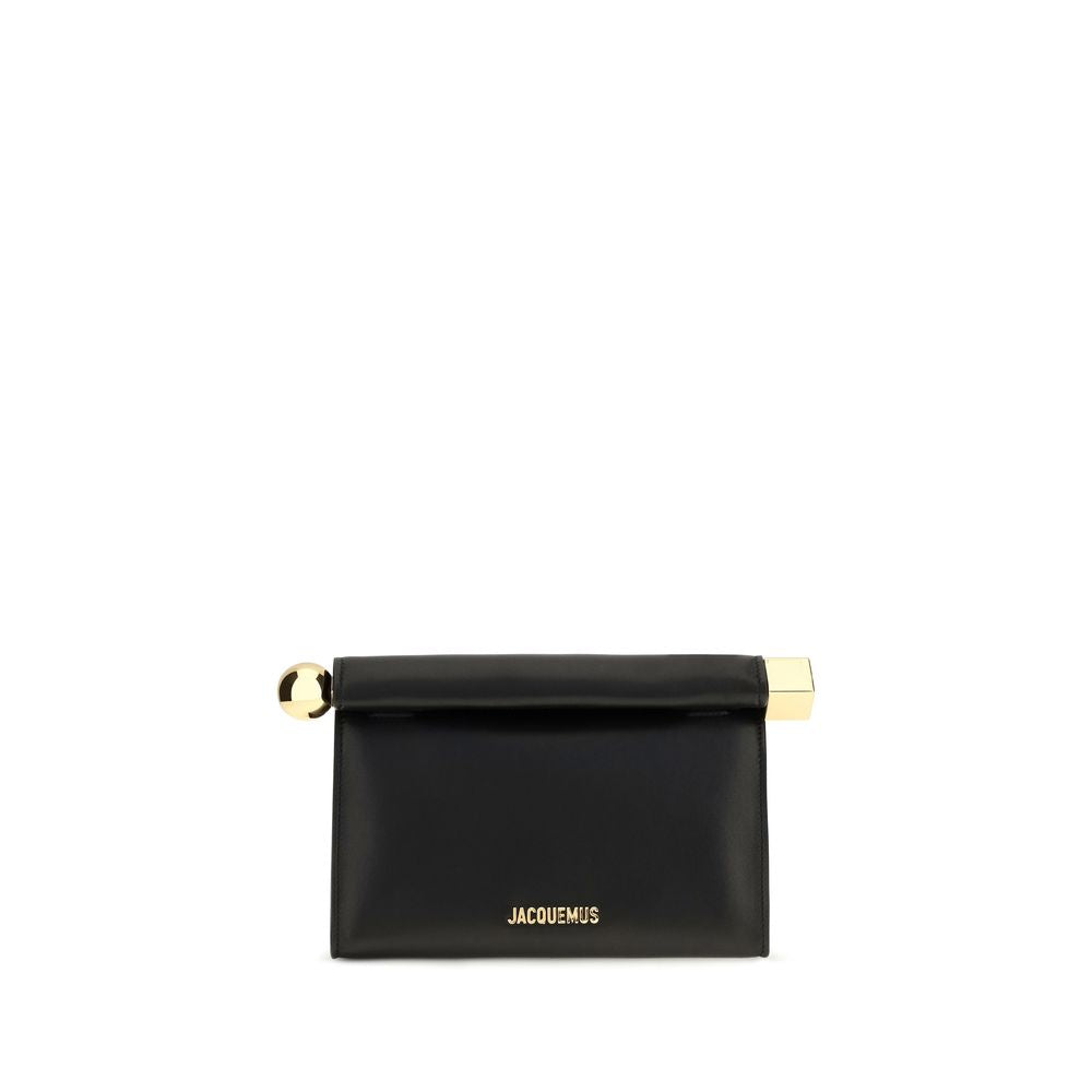 Rond Carré Leather Shoulder Bag
