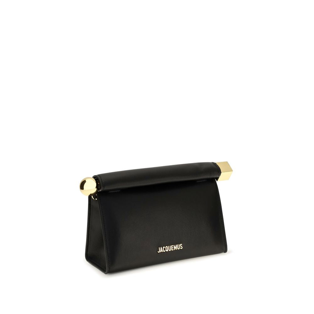 Rond Carré Leather Shoulder Bag