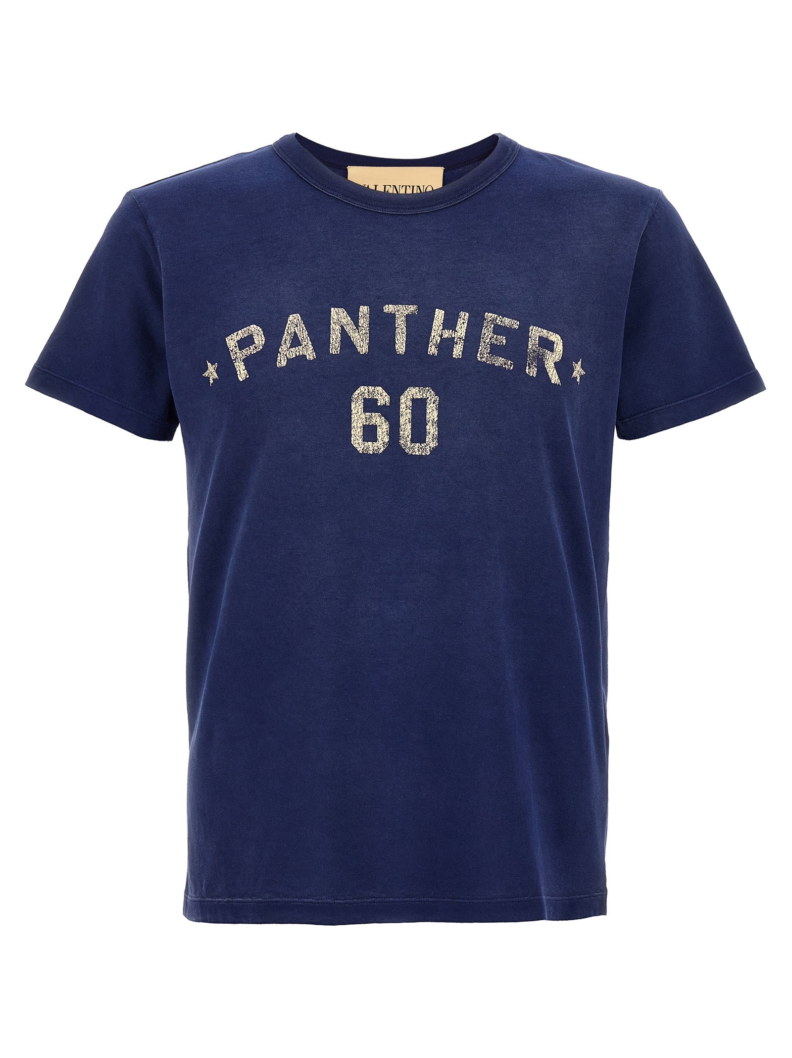 Blue Cotton Panther T-Shirt