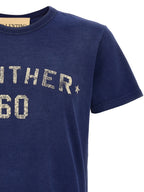Blue Cotton Panther T-Shirt