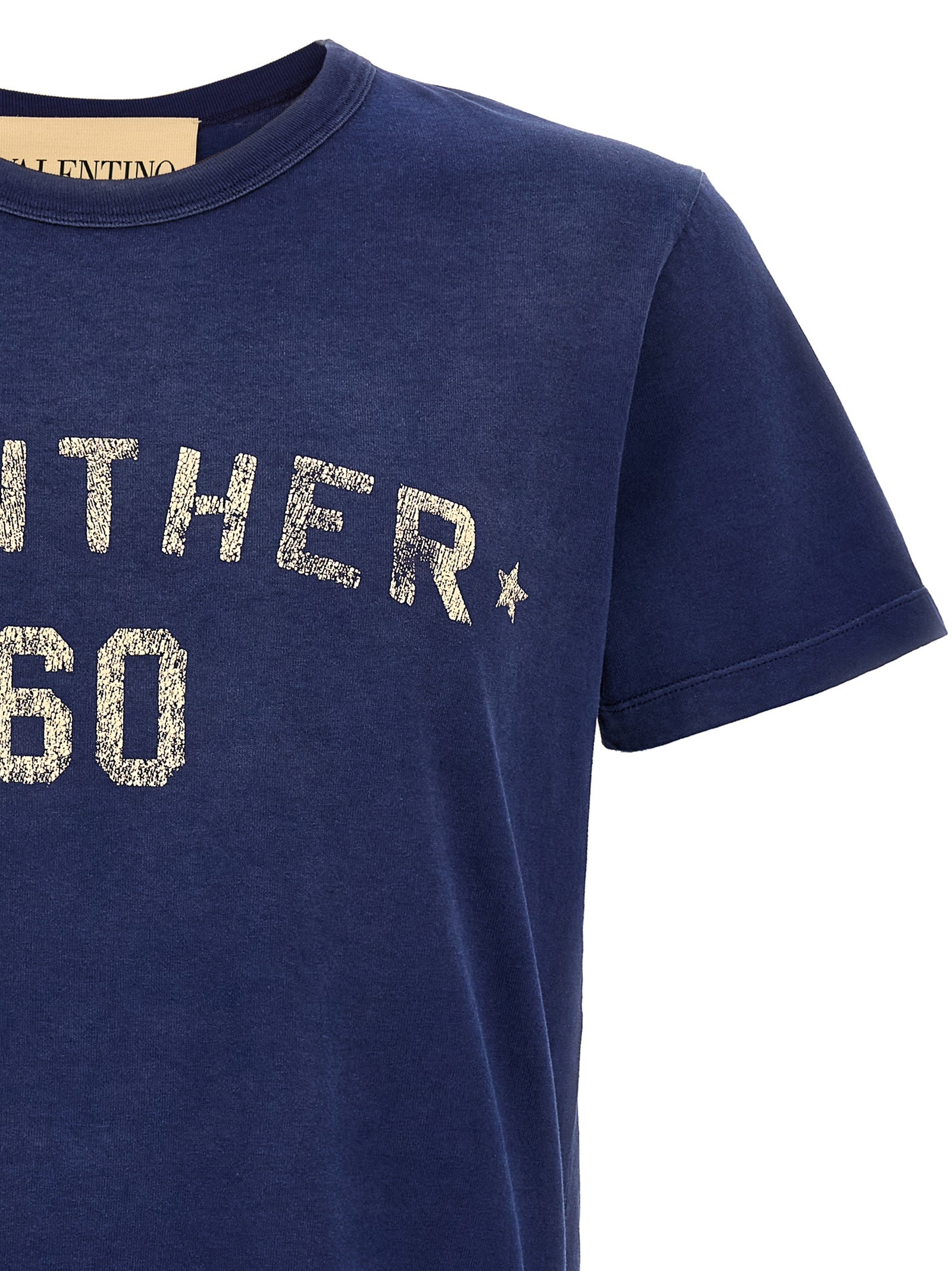 Blue Cotton Panther T-Shirt