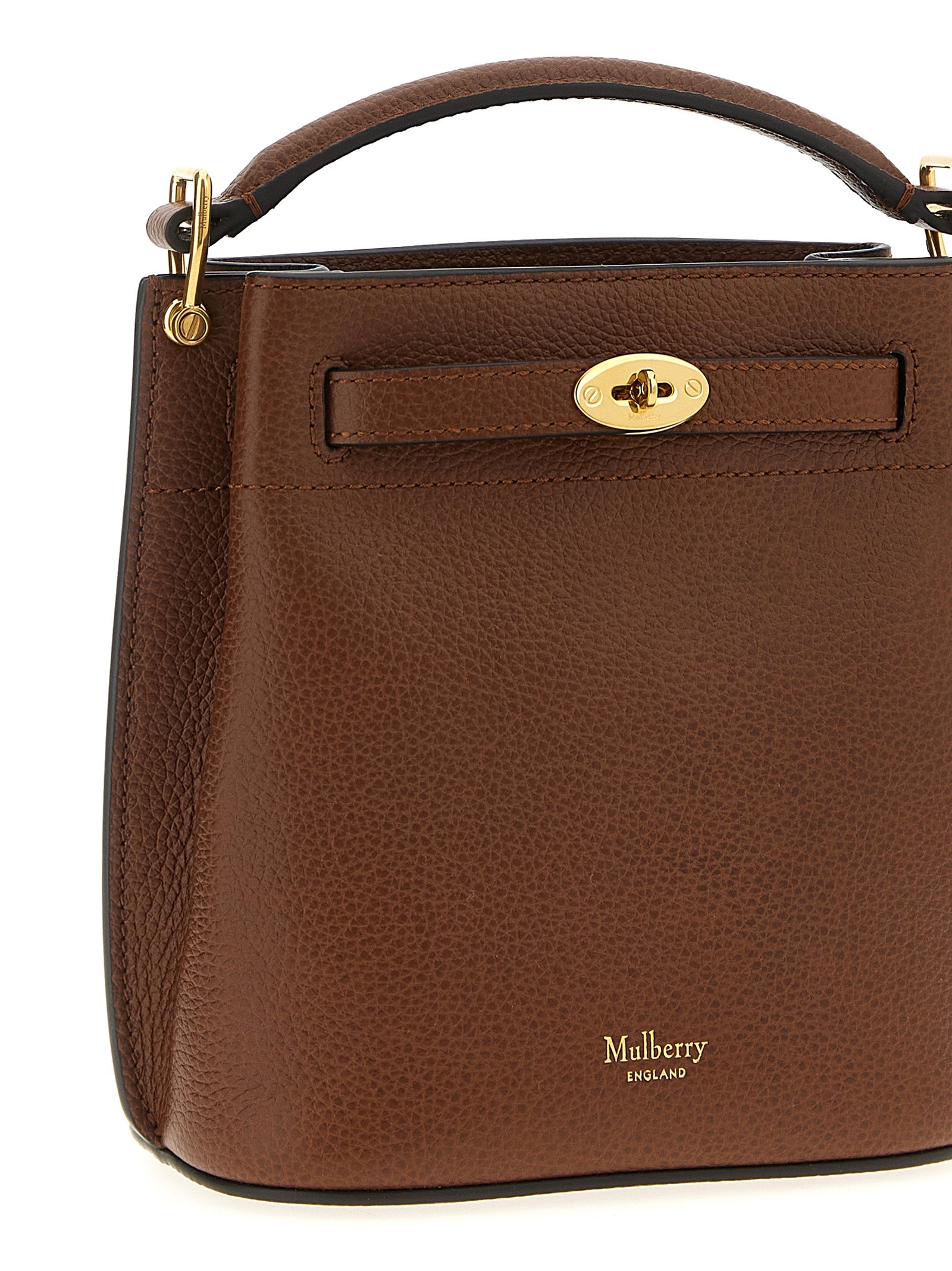 Mini Hammered Calfskin Islington Bucket Bag