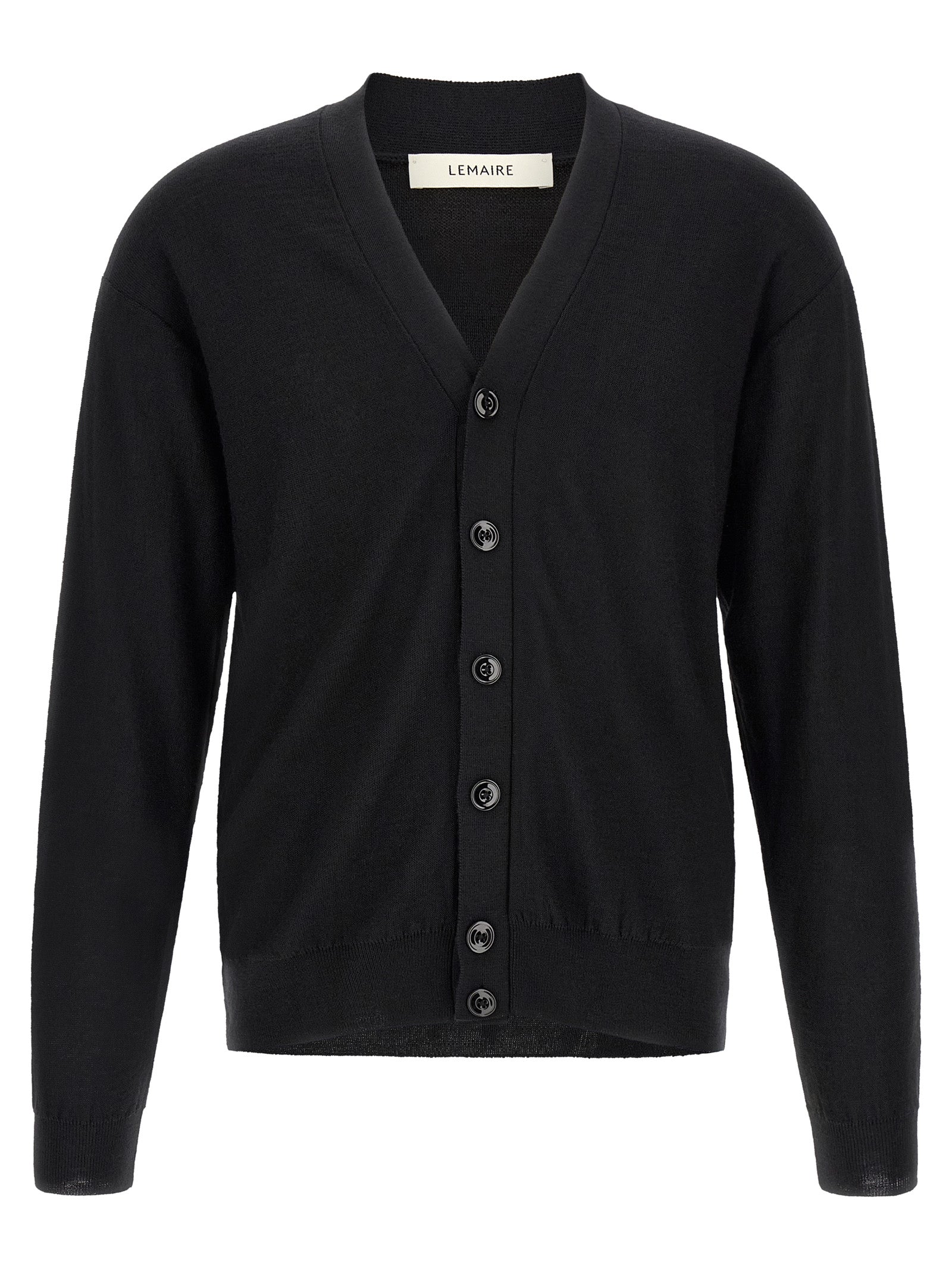Wool Blend Relaxed Twisted Cardigan