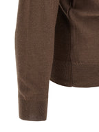 Relaxed Twisted Fine Wool Cardigan