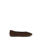 Brown Calfskin Ballet Flats