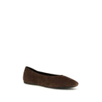 Brown Calfskin Ballet Flats