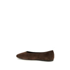 Brown Calfskin Ballet Flats