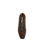 Brown Calfskin Ballet Flats