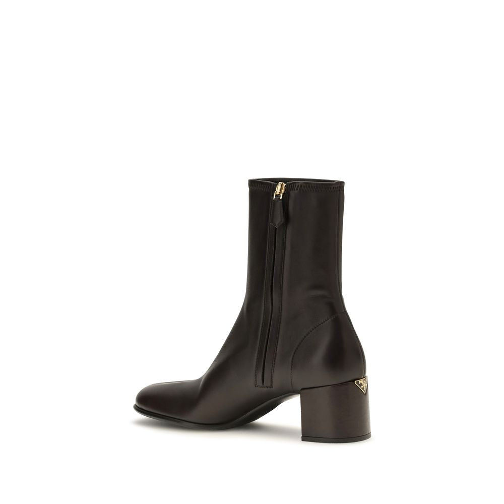 Stretch Lambskin Ankle Boots