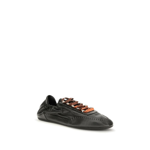 Aged Nappa Leather Chunky Sneakers
