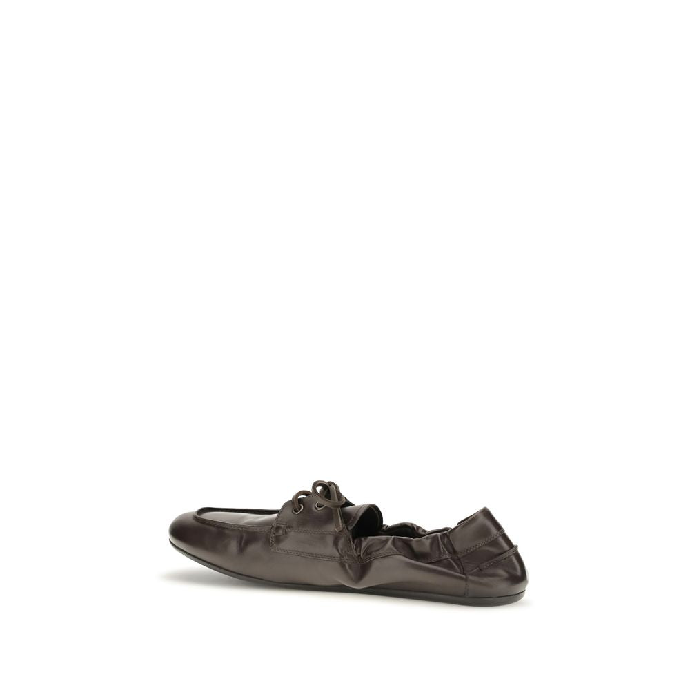 Brown Calf Leather Slip-On Loafers