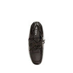 Brown Calf Leather Slip-On Loafers