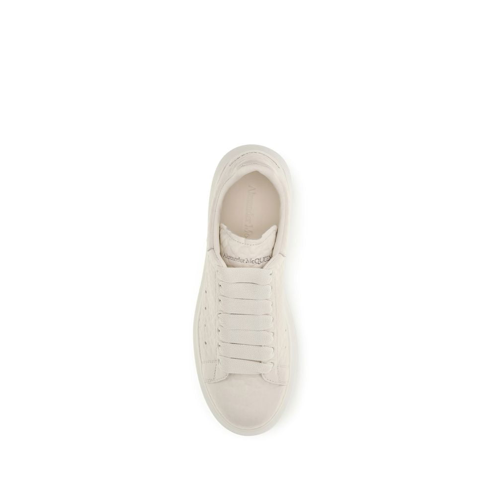 Oversized Pebbled Leather Chunky Sneakers