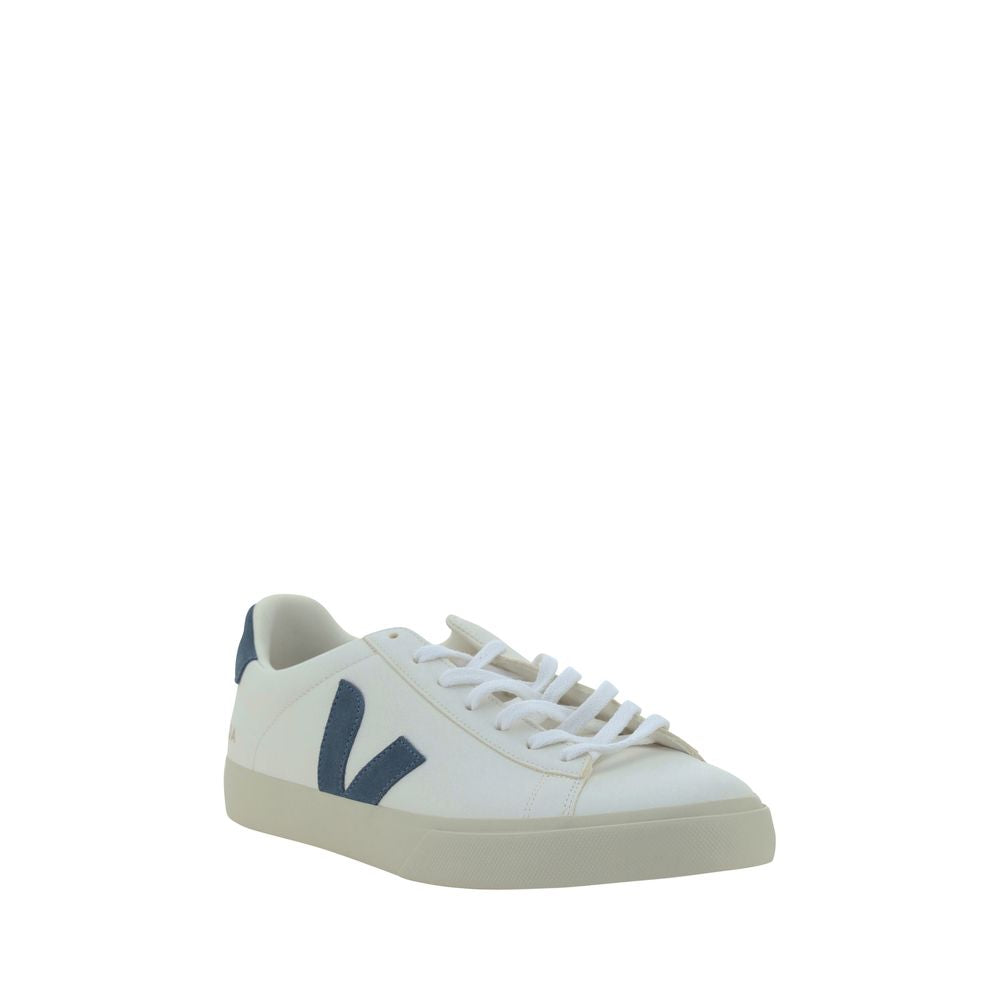 White Calf Leather Sneakers